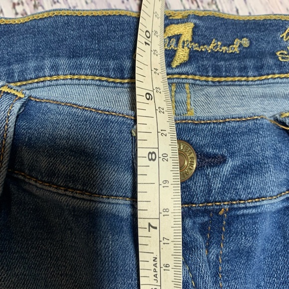 7 For All Mankind the Ankle Skinny jeans. Size 28. - Picture 8 of 9